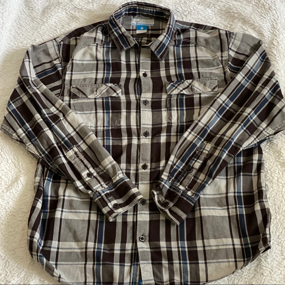 Columbia long sleeve button down